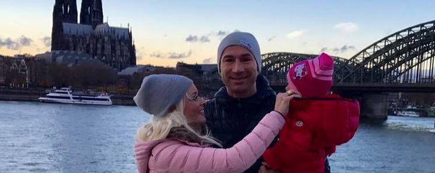 Daniela Katzenberger und Lucas Cordalis mit Tochter Sophia in Köln Daniela Katzenberger und Lucas Cordalis mit Tochter Sophia in Köln