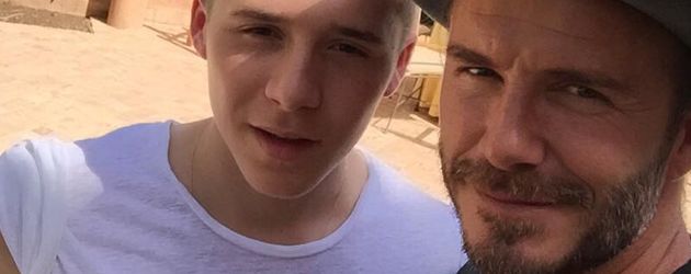 David Beckham und Brooklyn Beckham David Beckham und Brooklyn Beckham