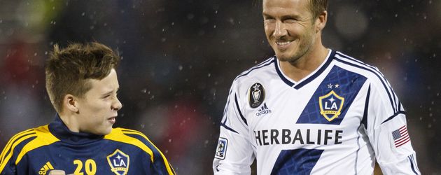David Beckham und Brooklyn Beckham David Beckham und Brooklyn Beckham