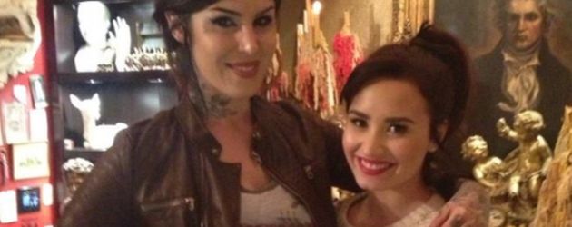Demi Lovato und Kat Von D Demi Lovato und Kat Von D