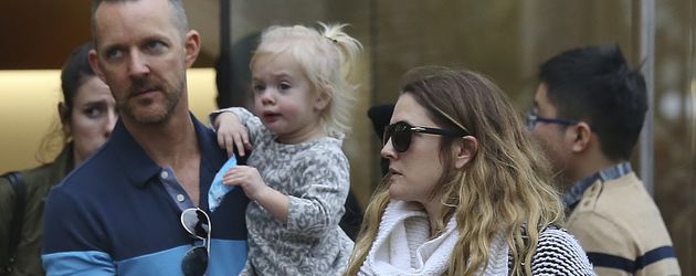 Drew Barrymore, Will Kopelman und Frankie Barrymore Kopelman Drew Barrymore, Will Kopelman und Frankie Barrymore Kopelman