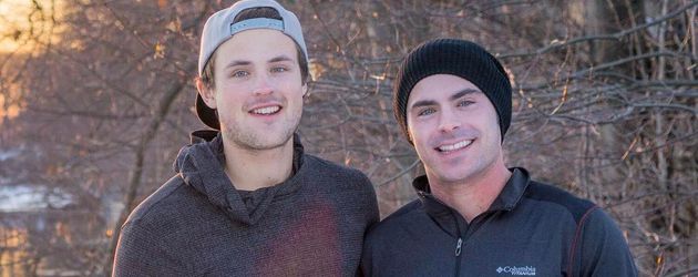 Dylan Efron und sein Bruder Zac Efron bei einem Angeltrip Dylan Efron und sein Bruder Zac Efron bei einem Angeltrip