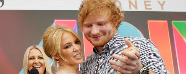 Kylie Minogue und Ed Sheeran Kylie Minogue und Ed Sheeran