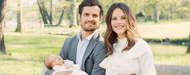 Erstes Familienfoto von Carl Philip, Sofia und Alexander Erstes Familienfoto von Carl Philip, Sofia und Alexander
