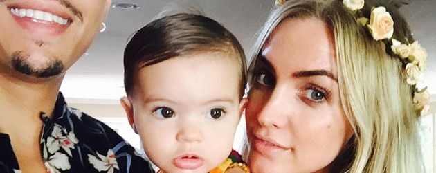 Evan Ross und Ashlee Simpson mit Töchterchen Jagger Evan Ross und Ashlee Simpson mit Töchterchen Jagger