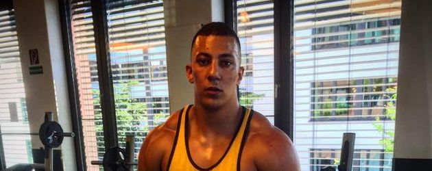 Farid Bang im Fitnessstudio Farid Bang im Fitnessstudio