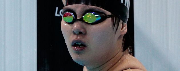 Fu Yuanhui bei den Olympic Games in London Fu Yuanhui bei den Olympic Games in London