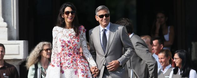 George Clooney und Amal Alamuddin George Clooney und Amal Alamuddin