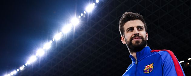 Gerard Piqué im Anoeta Stadion Gerard Piqué im Anoeta Stadion
