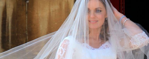 Geri Halliwell bei ihrer Hochzeit im Mai 2015 Geri Halliwell bei ihrer Hochzeit im Mai 2015