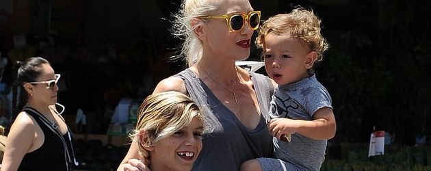 Gwen Stefani, Apollo Bowie Flynn Rossdale und Kingston Rossdale Gwen Stefani, Apollo Bowie Flynn Rossdale und Kingston Rossdale