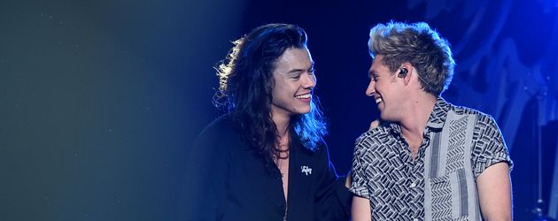 Harry Styles und Niall Horan auf der Bühne Harry Styles und Niall Horan auf der Bühne
