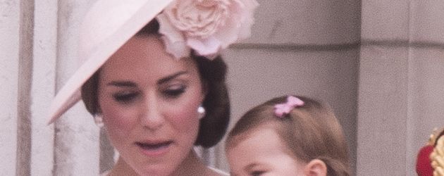 Herzogin Kate, Prinz George und Prinzessin Charlotte bei der "Trooping The Colour"-Parade Herzogin Kate, Prinz George und Prinzessin Charlotte bei der "Trooping The Colour"-Parade