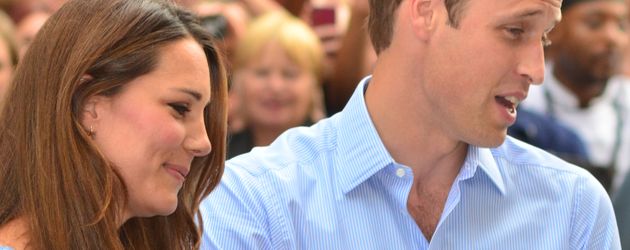 Herzogin Kate, Prinz William und Prinz George Herzogin Kate, Prinz William und Prinz George
