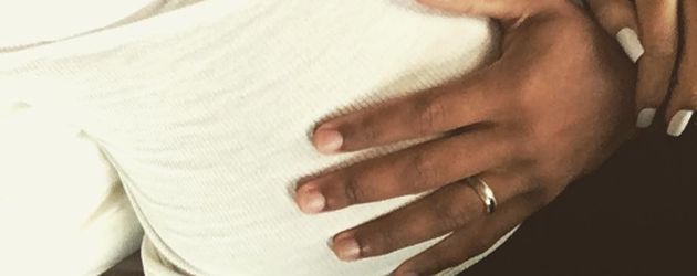 Ina Aogo zeigt ihren Babybauch Ina Aogo zeigt ihren Babybauch