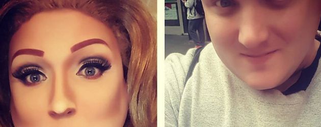 Drag-Queen Kris Zello als Adele-Double und privat Drag-Queen Kris Zello als Adele-Double und privat