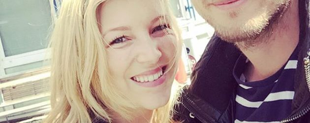 Iris Mareike Steen mit Serienkollege Jörn Schlönvoigt am GZSZ Set Iris Mareike Steen mit Serienkollege Jörn Schlönvoigt am GZSZ Set