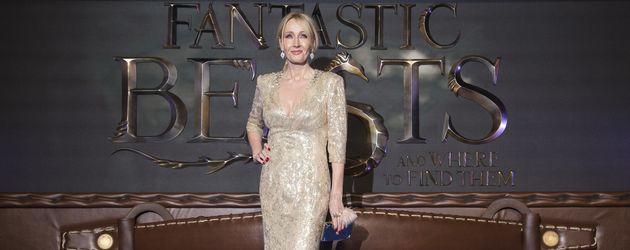 J.K. Rowling bei der "Fantastic Beasts"-Premiere in London J.K. Rowling bei der "Fantastic Beasts"-Premiere in London