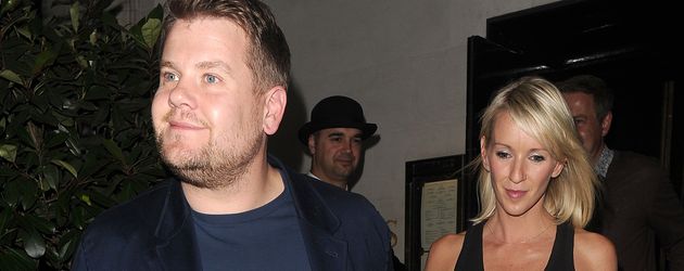 James Corden mit seiner Ehefrau Julia James Corden mit seiner Ehefrau Julia