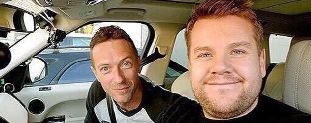 Chris Martin und James Corden beim "Carpool Karaoke" Chris Martin und James Corden beim "Carpool Karaoke"