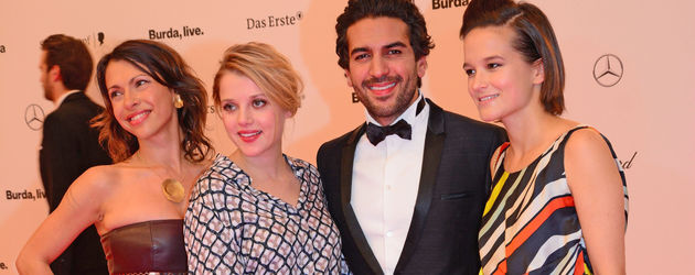 Jana Pallaske, Elyas M'Barek und Jella Haase Jana Pallaske, Elyas M'Barek und Jella Haase