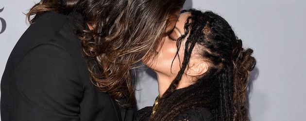 Jason Momoa und Schauspielerin Lisa Bonet Jason Momoa und Schauspielerin Lisa Bonet