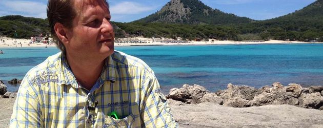 Jens Büchner am Strand von Mallorca Jens Büchner am Strand von Mallorca