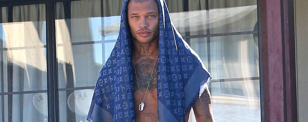 Jeremy Meeks vor seinem Haus in Elk Grove, Kalifornien Jeremy Meeks vor seinem Haus in Elk Grove, Kalifornien