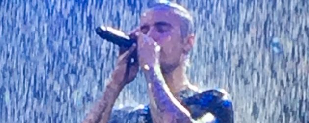Justin Bieber beim Konzert in New York Justin Bieber beim Konzert in New York
