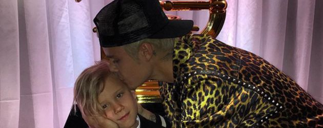Justin Bieber und Jaxon Bieber Justin Bieber und Jaxon Bieber