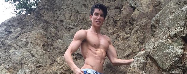 Justin Jedlica bei einem Wanderausflug Justin Jedlica bei einem Wanderausflug