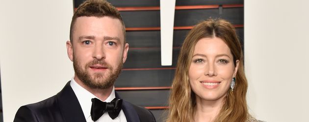 Justin Timberlake und Jessica Biel bei der Oscar-Verleihung 2016 Justin Timberlake und Jessica Biel bei der Oscar-Verleihung 2016