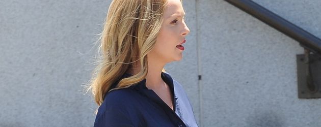 Katherine Heigl mit Babybauch am Set Katherine Heigl mit Babybauch am Set