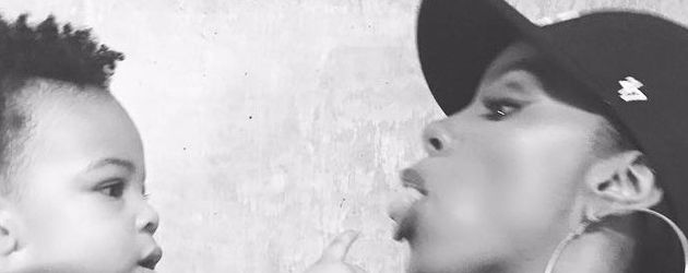 Kelly Rowland mit ihrem Sohn Titan Jewell Kelly Rowland mit ihrem Sohn Titan Jewell