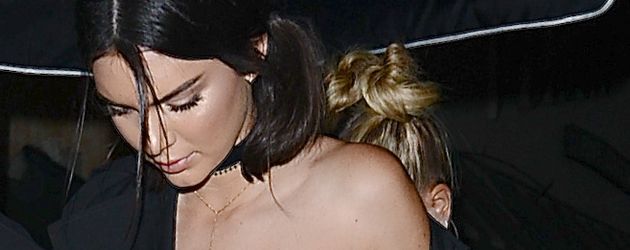 Kendall Jenner bei der Geburtstagsparty von Schwester Kylie Kendall Jenner bei der Geburtstagsparty von Schwester Kylie