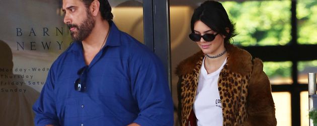 Kendall Jenner mit ihrem Bodyguard Kendall Jenner mit ihrem Bodyguard