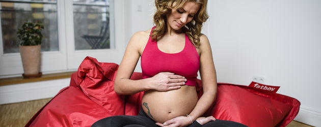 Kerstin Linnartz mit Baby-Bauch Kerstin Linnartz mit Baby-Bauch