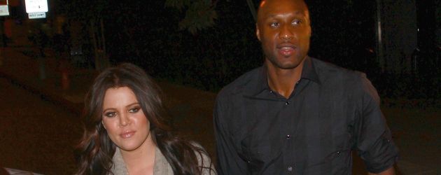Khloe Kardashian und Lamar Odom in Los Angeles im Oktober 2011 Khloe Kardashian und Lamar Odom in Los Angeles im Oktober 2011