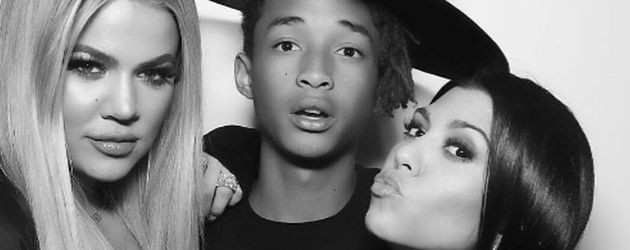 Khloe Kardashian, Kourtney Kardashian und Jaden Smith Khloe Kardashian, Kourtney Kardashian und Jaden Smith