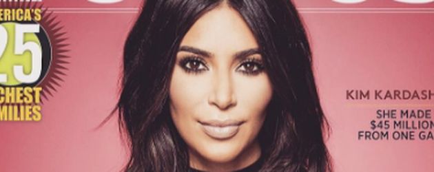 Kim Kardashian auf dem Forbes-Cover Kim Kardashian auf dem Forbes-Cover