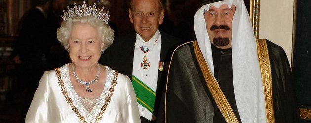 Queen Elizabeth II. und König Abdullah Queen Elizabeth II. und König Abdullah