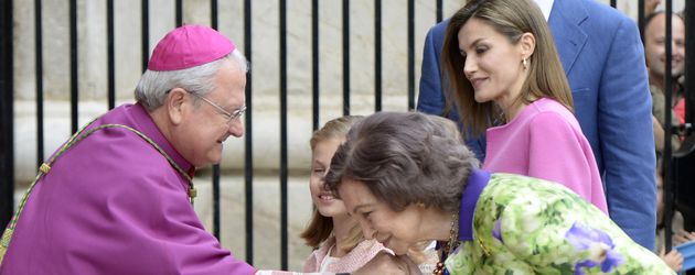 Prinzessin Letizia, Prinz Felipe von Spanien und Königin Sofia Prinzessin Letizia, Prinz Felipe von Spanien und Königin Sofia