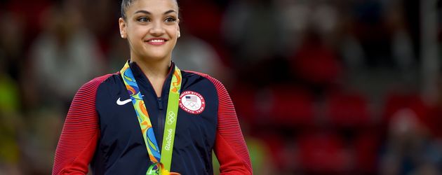 Laurie Hernandez bei den Olympischen Spielen 2016 Laurie Hernandez bei den Olympischen Spielen 2016