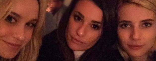 Emma Roberts, Lea Michele und Becca Tobin Emma Roberts, Lea Michele und Becca Tobin
