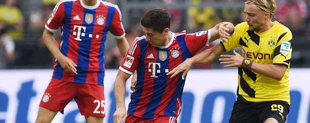 Thomas Müller und Robert Lewandowski Thomas Müller und Robert Lewandowski