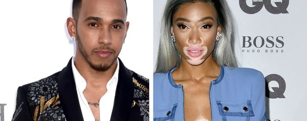 Lewis Hamilton und Winnie Harlow Lewis Hamilton und Winnie Harlow