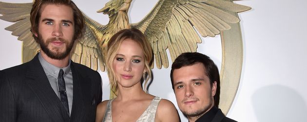 Liam Hemsworth, Hunger Games, Jennifer Lawrence und Josh Hutcherson Liam Hemsworth, Hunger Games, Jennifer Lawrence und Josh Hutcherson