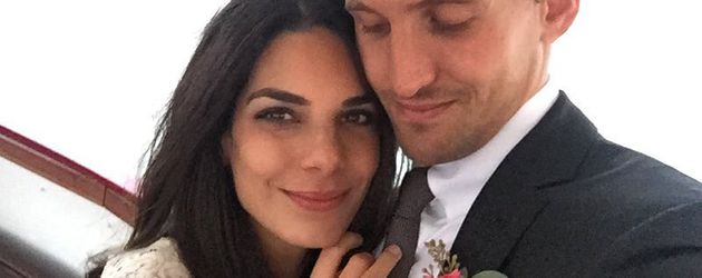 Lilli Holunder und René Adler bei ihrer Hochzeit im Oktober 2016 Lilli Holunder und René Adler bei ihrer Hochzeit im Oktober 2016