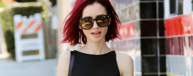 Lily Collins beim Shoppen in West Hollywood Lily Collins beim Shoppen in West Hollywood