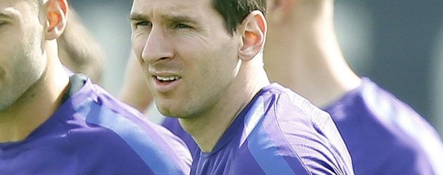 Lionel Messi beim Training des FC Barcelona Lionel Messi beim Training des FC Barcelona